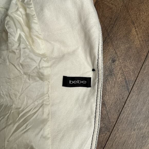 Vintage Y2K Bebe Jacket Women's Size 8 White Military Party 4288 - Picture 5 of 13